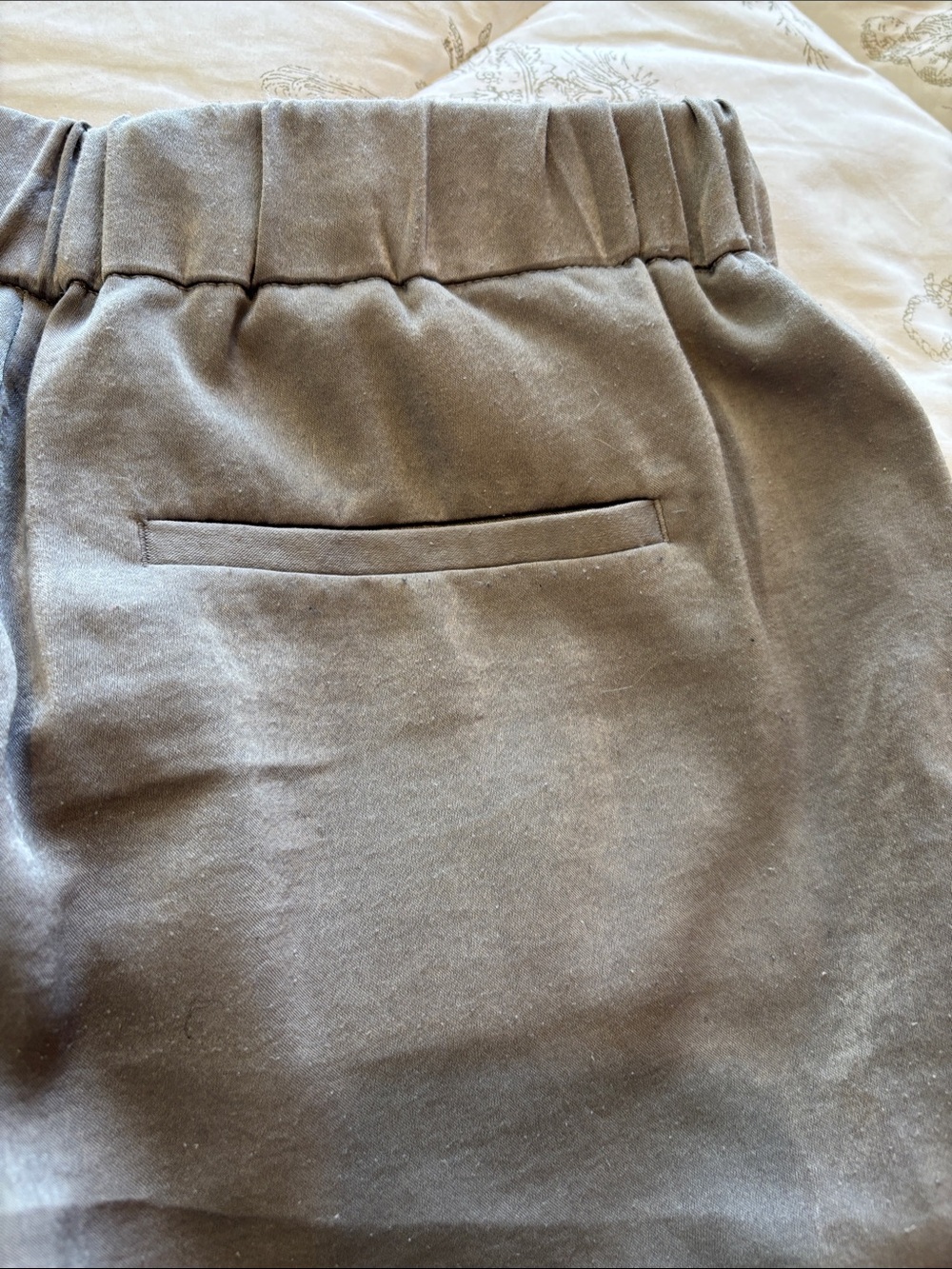 Gray Drawstring Pants - Picture 3 of 4